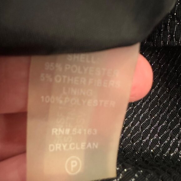 Calvin Klein Black Textured Pencil Skirt Size 2 MSRP $79 Modern Fit Office Wear - Picture 8 of 8